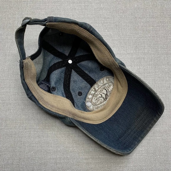 DULUTH TRADING CO. Blue Jean Denim Baseball Cap Hat Size Medium/Large - Picture 2 of 5